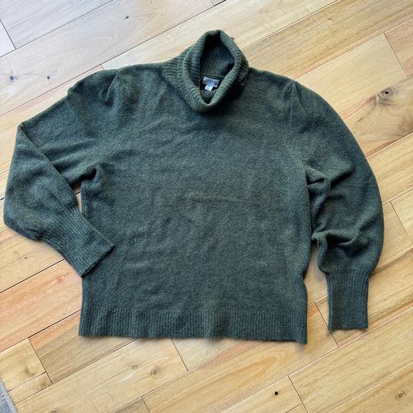 J. Crew Olive Turtleneck Sweater for Women size XL - Picture 1 of 6